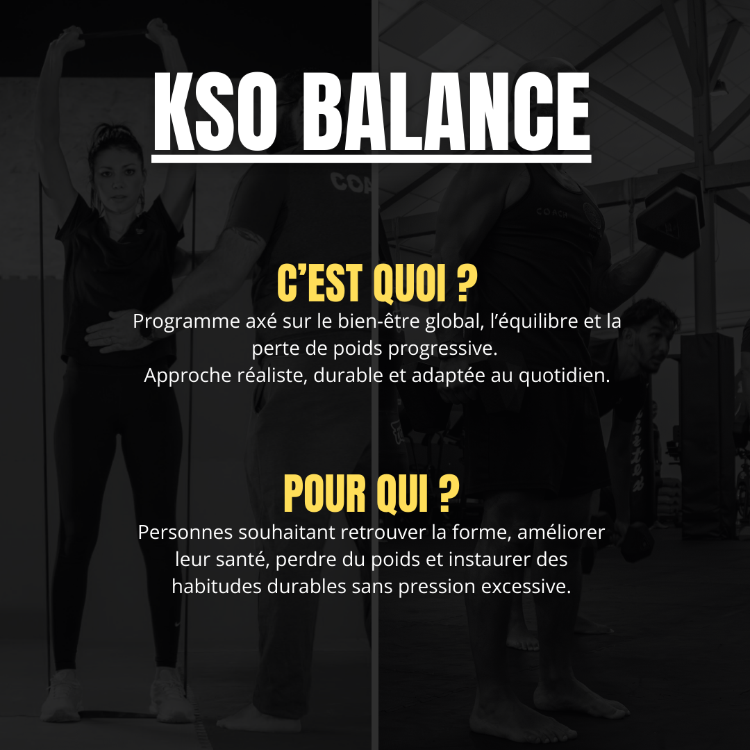 KSO Balance — programme et public visé